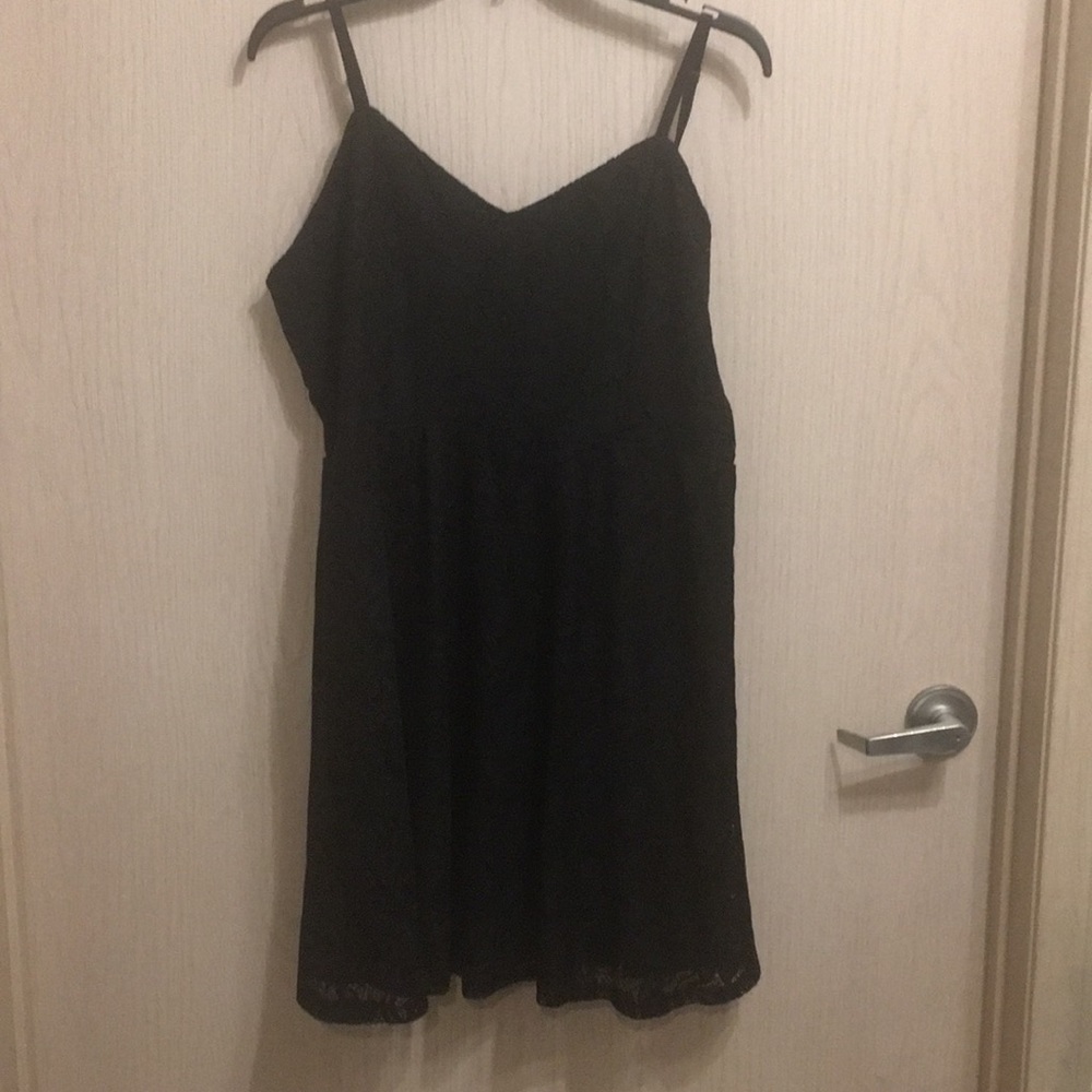 No Boundaries Black Lace Dress